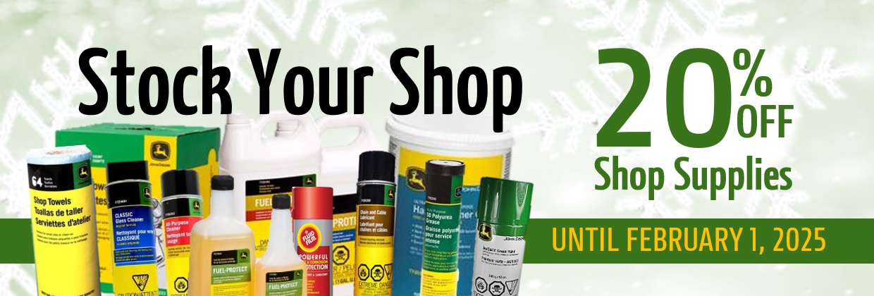 2024 20percent off Shop Supplies Banner